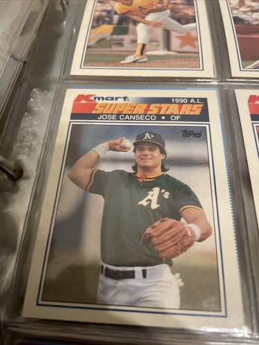 1990 TOPPS KMART SUPERSTARS - JOSE CANSECO - A'S - #21 - Picture 4 of 5