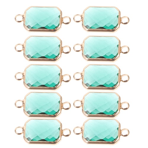 40 Pcs Jewelry Links Connectors Decorative Shaped Jewelry Links Hanging Glass - Picture 4 of 12