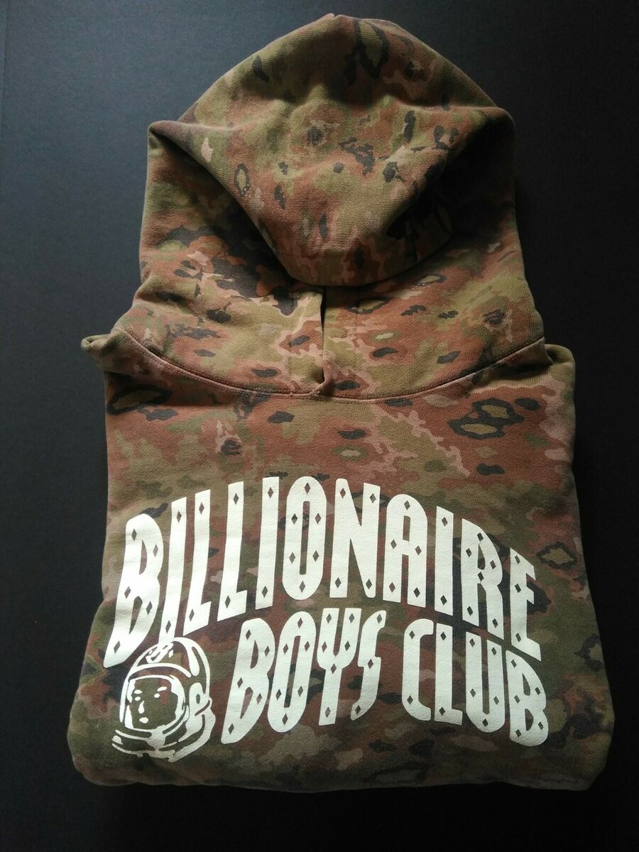 Billionaire Boys Club 2011 Vintage Wash Camo BBC logo Hoodie