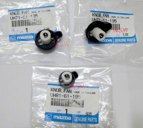 Genuine For Mazda Bravo Heater Fan Direction Control Knob Set B2500 B2600 B4000 - Picture 2 of 4