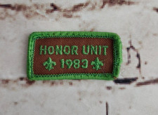 BSA Boy Scout, Honor Unit 1983 Patch, Pre-owned
