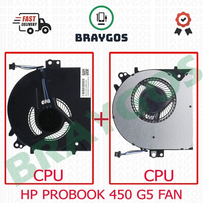 Ventola Fan CPU HP Probook 450 G5, 455 G5, 470 G5 (4 Pin) L03854-001 - Foto 3