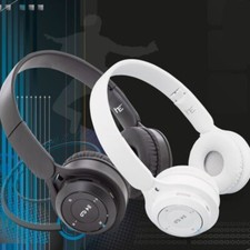 CUFFIE WIRELESS BLUETOOTH per cellulare Android o iOS con SD card e radio FM