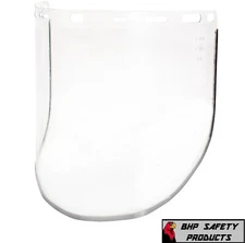 Pyramex Aluminum Bound, Clear Polycarbonate Replacement Face Shield, 8" x 15" 