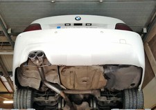 BMW 525D (E60/E61) Tubo di cancellazione silenziatore posteriore - Doppio tubo di coda 3" B