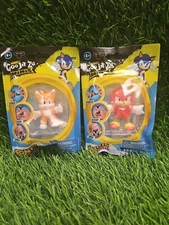 Goo Jit Zu Sonic the Hedgehog Minis Lot Of 2 Knuckles, Tails