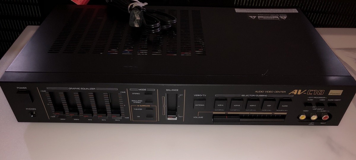 Sansui AV-C10 Audio Video Center Display Model | eBay