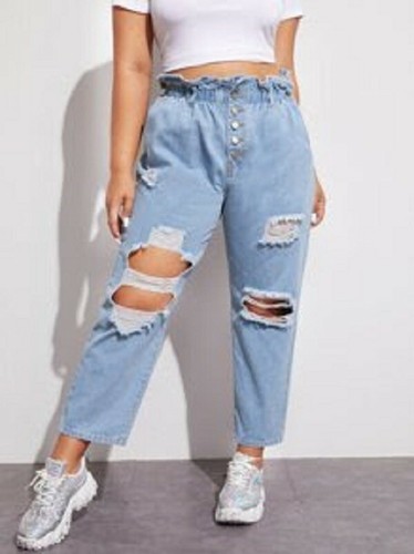Fly Ripped Jeans (Shein) - Size 2xl 