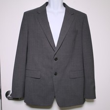 THEORY Gray Wool Chambers New Tailor 2-Button Blazer Jacket Men's Size 40, Short