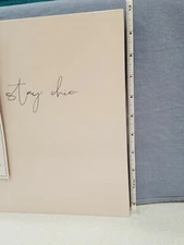 Blue Sky Stay Chic Daily Monthly Planner 10" x 8.5" Ivory Style Hardcover 2020