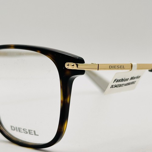 Diesel eyeglasses Men Ladies Oval Braun Gold Mod. DL 5423 Logo New - Picture 4 of 10