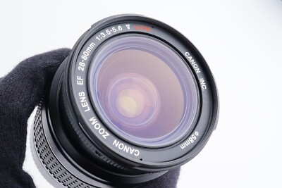 EX+3 Canon EOS Kiss 35mm Film Camera w/ EF 28-80mm F/3.5-5.6 V USM