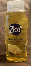 Zest lemon peel+ agave hydrating body wash