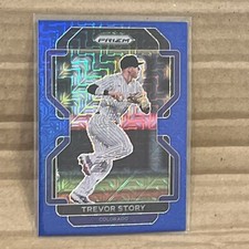 2022 Panini Prizm baseball Blue Mojo Prizm Trevor Story 151/199 