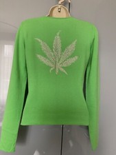 women's Lucien-pellat-finet cashmere green jumper size S