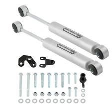 Dual Steering Stabilizer Kit for Jeep Cherokee XJ  1984-01 Wrangler TJ 97-2006