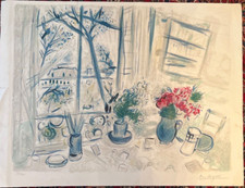 Fleurs Du Parc, Marc Chagall (After), Lithograph limited edition unframed