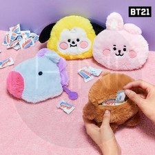 BTS BT21 Official Authentic Goods BABY Flat Fur Series Mini Pouch + Tracking
