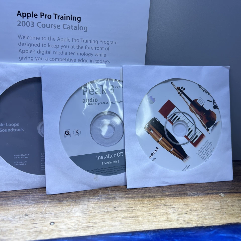 Apple Soundtrack M9303Z/B Peak 3 Express Apple Loops con caja manual y activación # Foto 4 de 4