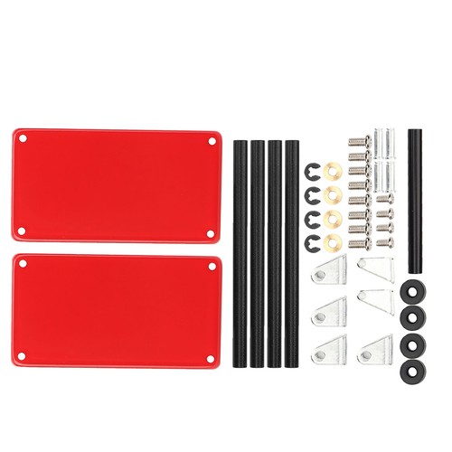(Red)Service Tool Cart | 2-Tier Tools Storage Trolley | Mobile Workshop - Picture 13 of 23