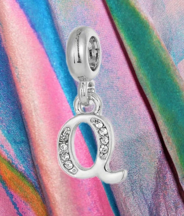 Pandora letter store charms j