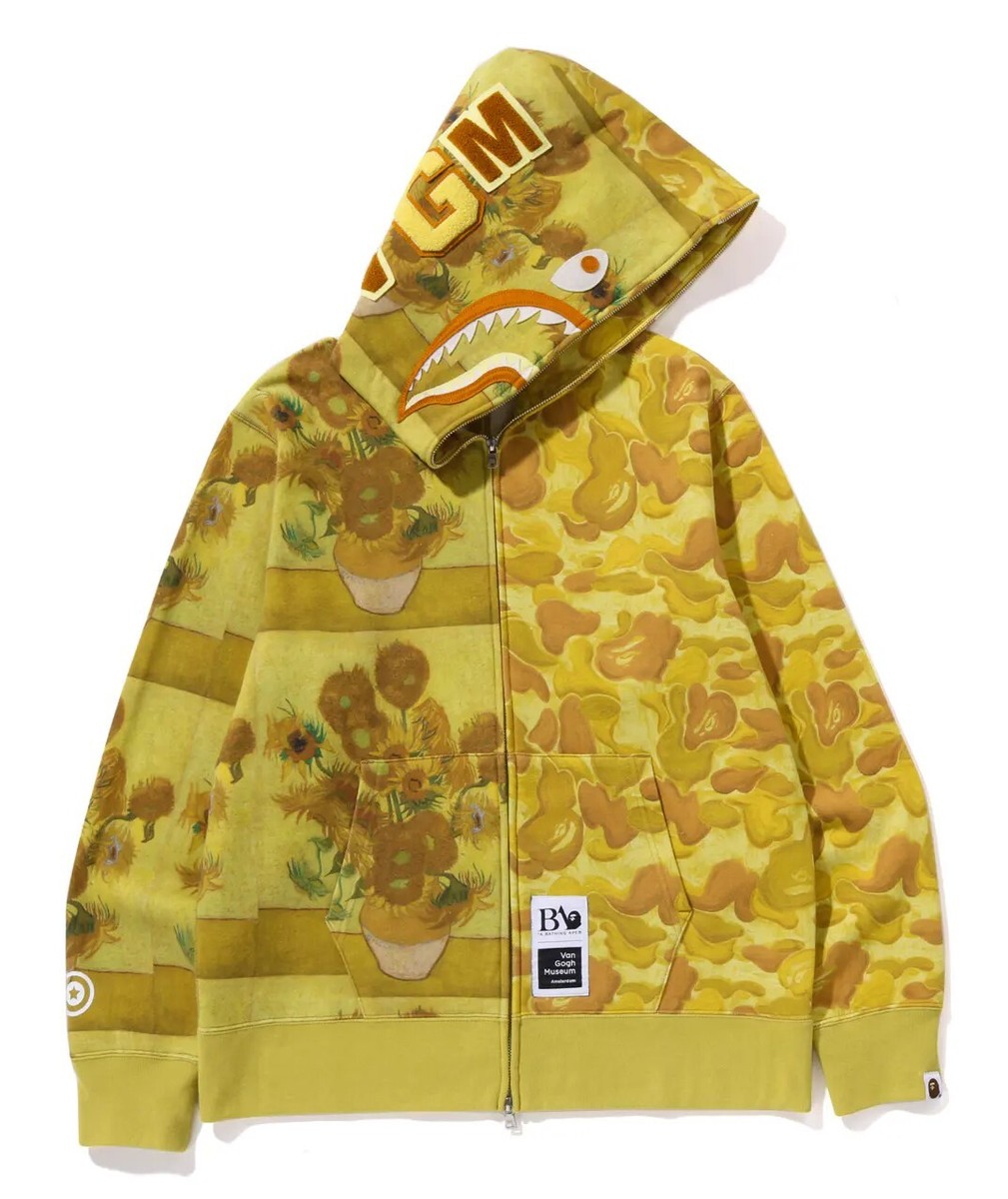 A BATHING APE BAPE DU-RAG ドゥーラグ イエロー BAPE Yellow 1st Camo Du-Rag Scarf A Bathing Ape