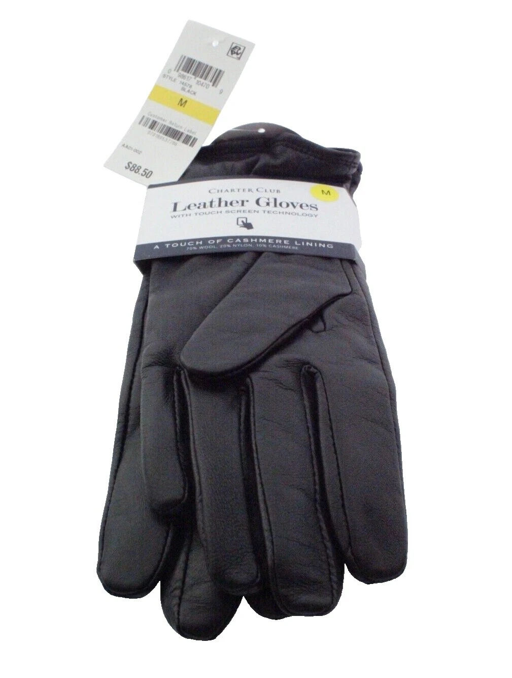 Guantes y mitones Charter Club de Cuero para Mujeres