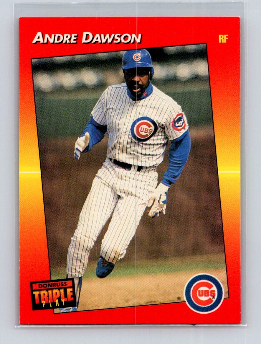 1992 Triple Play #174 Andre Dawson Chicago Cubs