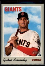 2019 Topps Heritage Gorkys Hernandez #58 San Francisco Giants