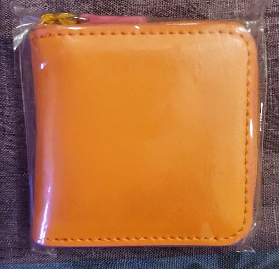 Estuche de contacto BAEKGAARD Vera Bradley de cuero sintético con cremallera; mango/chicle ¡NUEVO CON ETIQUETAS! Foto 2 de 2