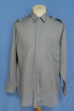 Vintage Issey Miyake im Linen Gray Men's Shirt Long Sleeve M