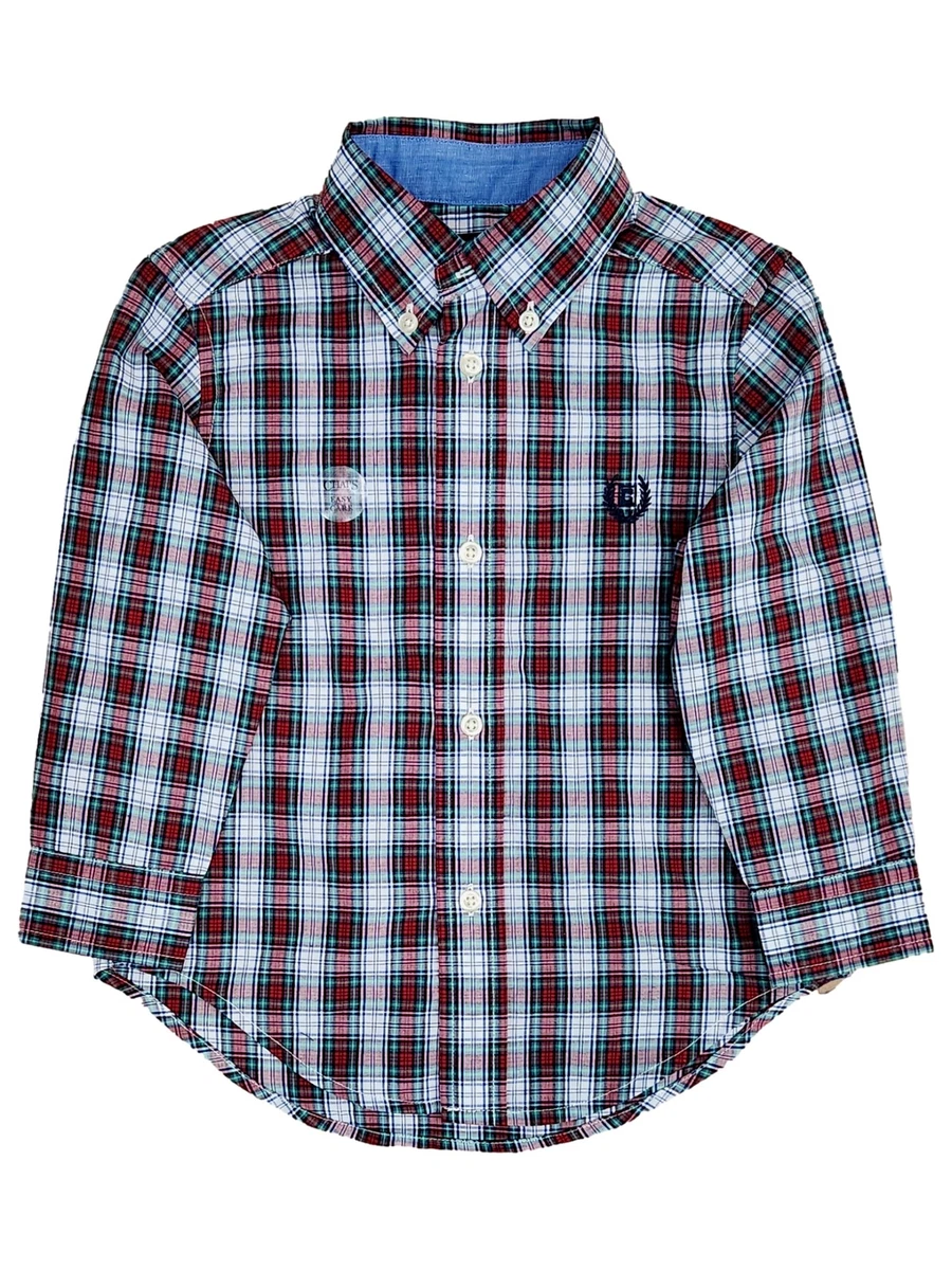 plaid button up shirts for toddlers
