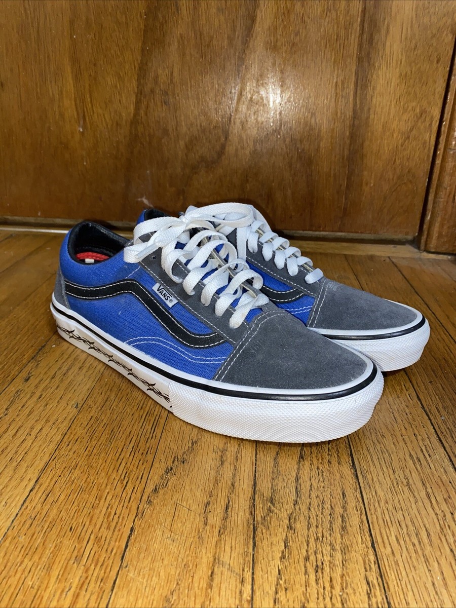 Old Skool Vans X Supreme Barbed Wire - Royal NO BOX | eBay