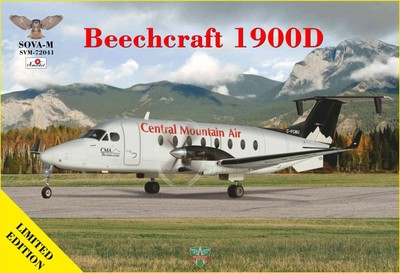 1/72 Sova-M 72041 Beechcraft 1900D (C-FCMU) plastic kit