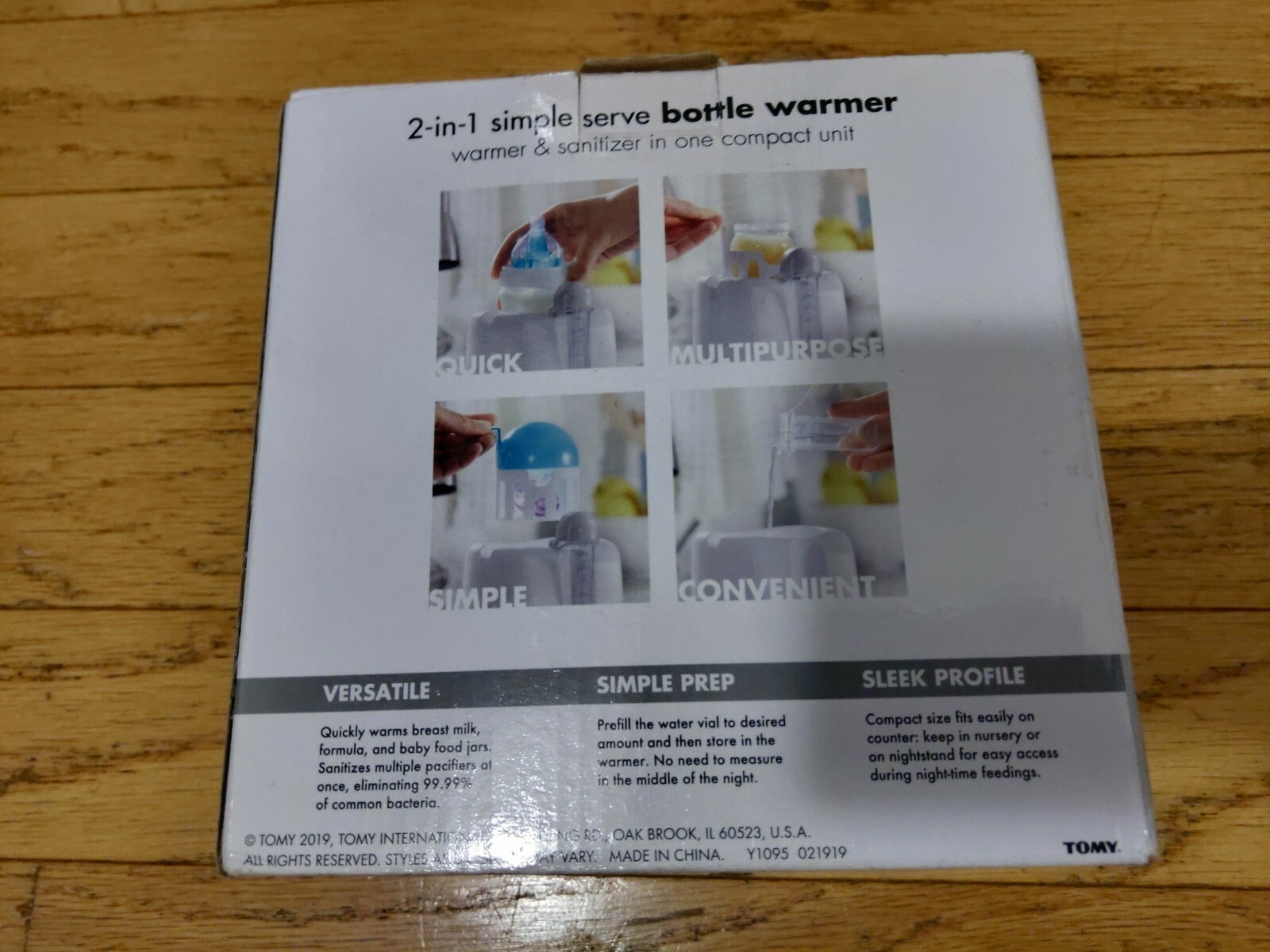 THE FIRST YEARS  QUICK SERVE BOTTLE WARMER. MODEL Y1095