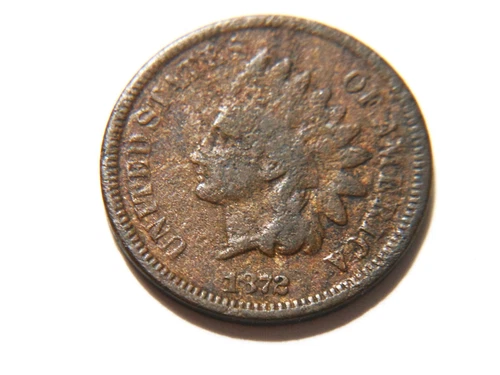 1872 VG/VG+ (Bold N) Indian Head Cent,  Nice Low Priced *Better Date* Coin