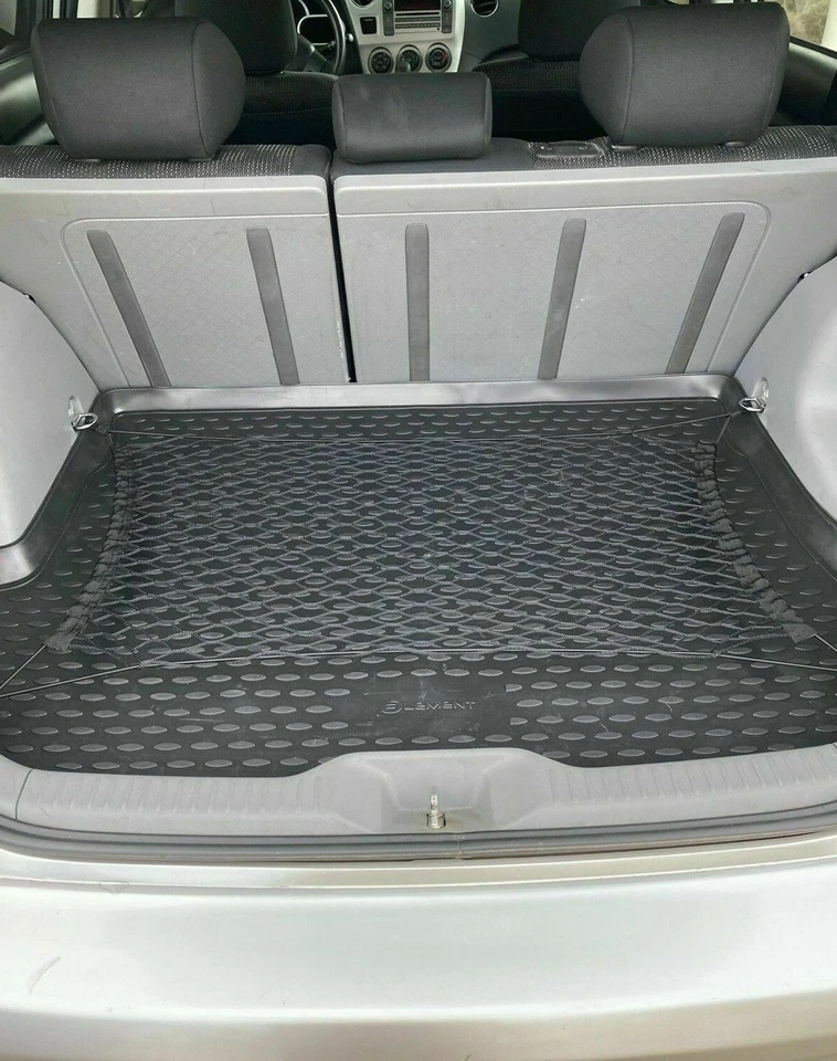 Organizador de piso estilo tronco traseiro malha rede de carga web para PONTIAC VIBE 2003-2010 - Imagem 3 de 4