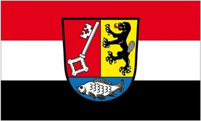 Flagge Büdelsdorf - 90 X 150 Cm, Digitaldruck, Für Garten, Balkon & Veranstaltungen