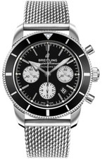 Breitling Superocean Heritage II B01 44mm Black Dial Mens Watch AB0162121B1A1