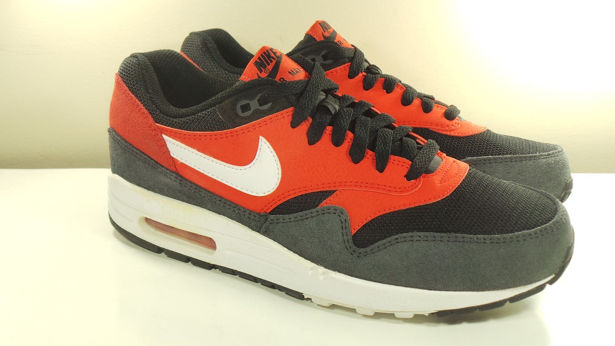 2015 NIKE AIR MAX 1 ESSENTIAL 537383 602 ACTION RED 8.5 FORCE DUNK