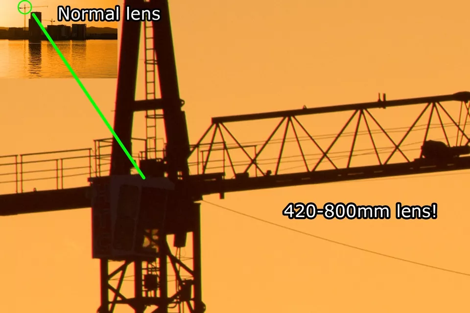 Sony Mirrorless Fit 800mm 1200mm Super Telephoto Zoom Lens E Mount NEX ALPHA - Image 4 of 4