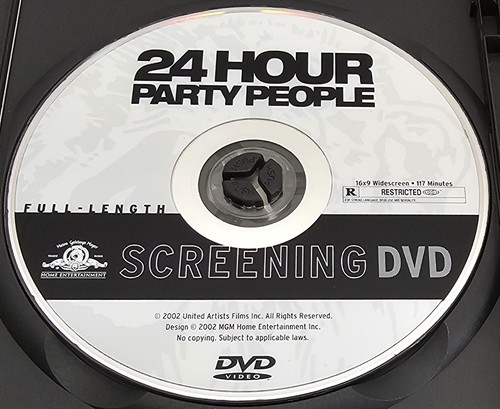 24 Hour Party People DVD 2002 Steve Coogan RARE SCREENER - Picture 6 of 14