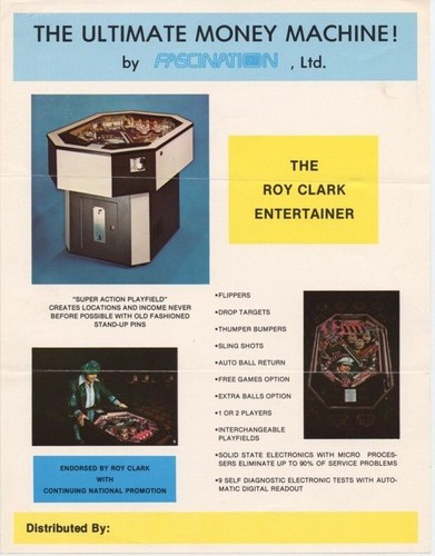 1979 Fascination Roy Clark ''The Entertainer'' Pinball Machine Maintenance kit - Picture 3 of 3