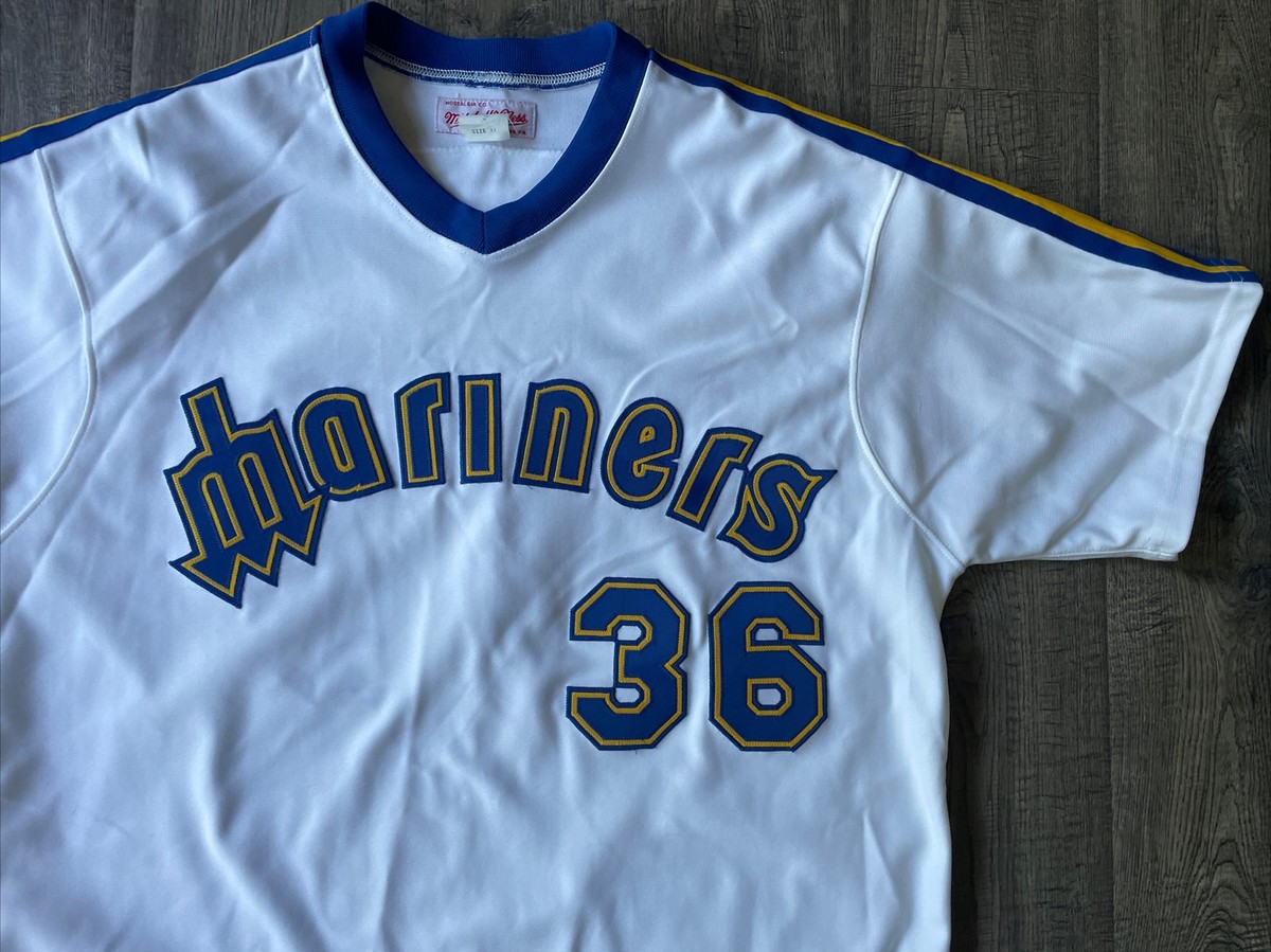 Authentic Mitchell Ness 1982 Seattle Mariners Gaylord Perry