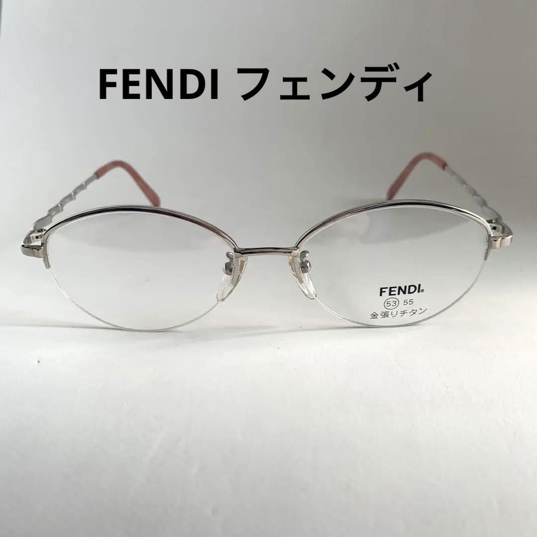 Fendi FE-7502 Titanium Eyeglasses Gold Plated 54-12Kgf Used Fendi FE-7502 Titanium Eyeglasses Gold Plated 54-12Kgf Used