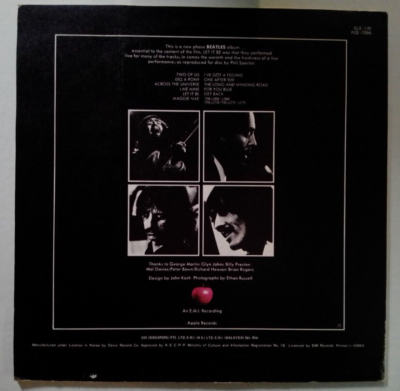 The Beatles: Let It Be Lp 1977 Korea Import! | eBay