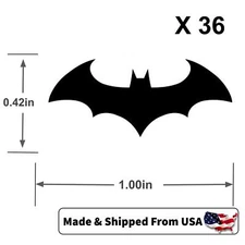 Batman Arkham Dark Knight Mini Logos Vinyl Stickers Decals Sheet