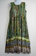 Lagenlook Ladies 100% Viscose Summer Dress Midi Length 46" Unlined PlusSize16-20