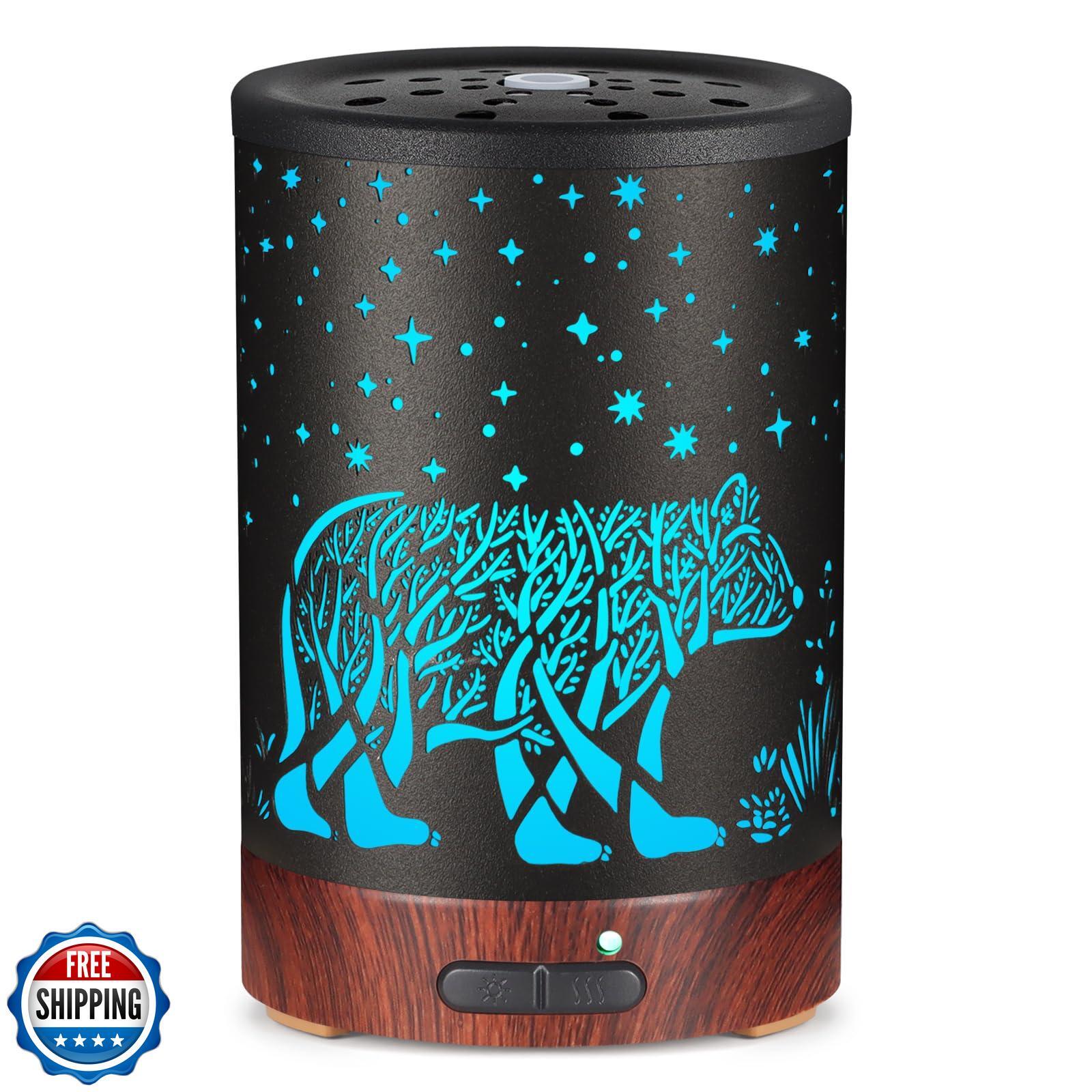 7-Color Aromatherapy Essential Oil Diffuser with Auto Shut-Off-image