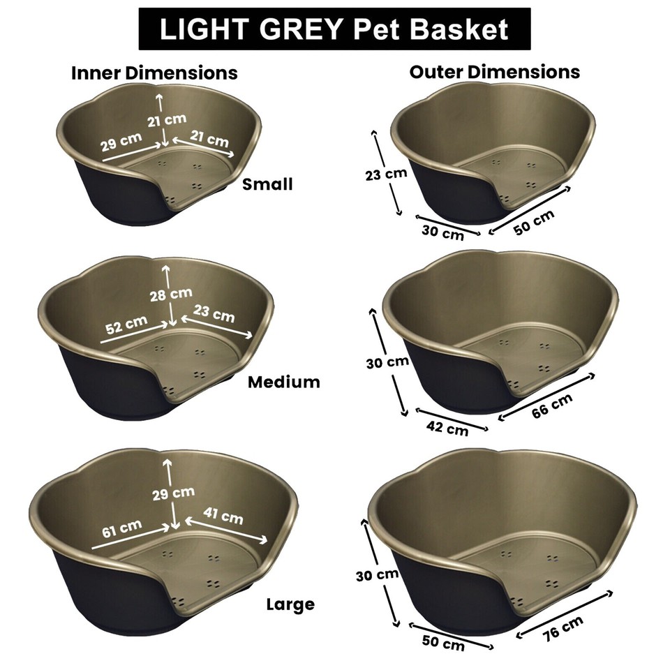 Pet Basket Plastic Soft Comfy Warm Baskets Luxury Portable Cat Dog